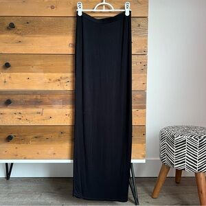 Black Maxi Pencil Skirt